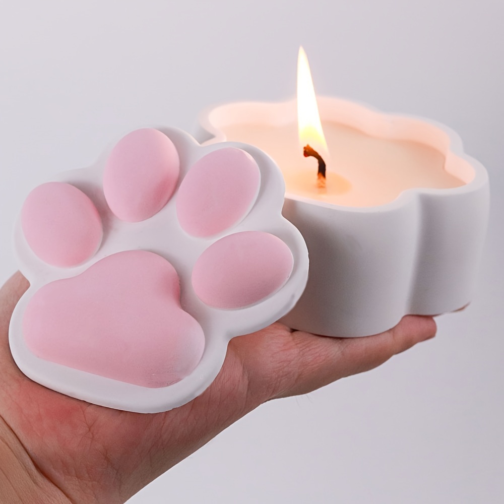 Kraft Box Candle - Cat Claw Opbergdoos Siliconen Mal DIY