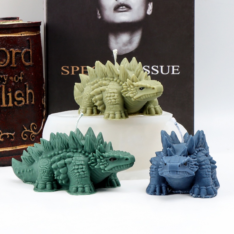 Candle Making For Kids - 3D Spiked Dinosaur Silicone Kaars Schimmel