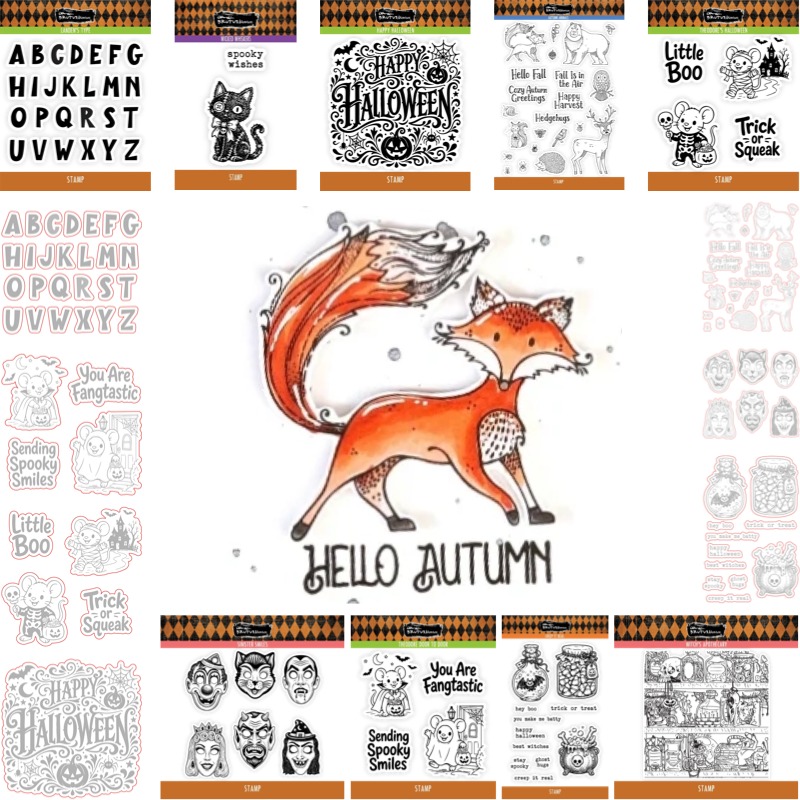 Candle Making Books - Herfstdieren Gelukkige Halloween Nieuw 2026 metalen