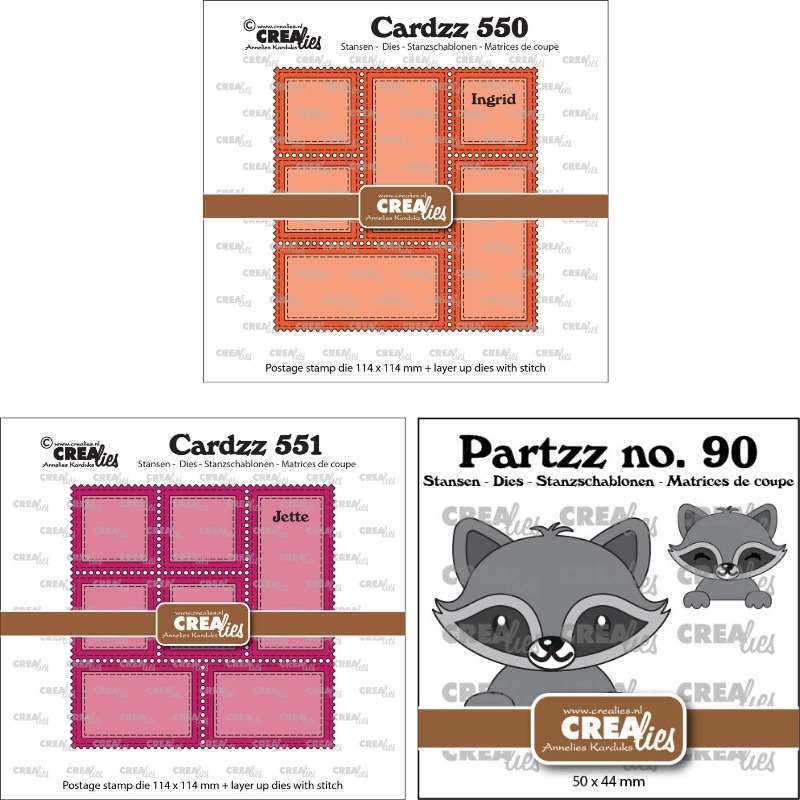 Candle Making Books - Vierkante kaarten Confetti Cirkelframe Luna Metalen
