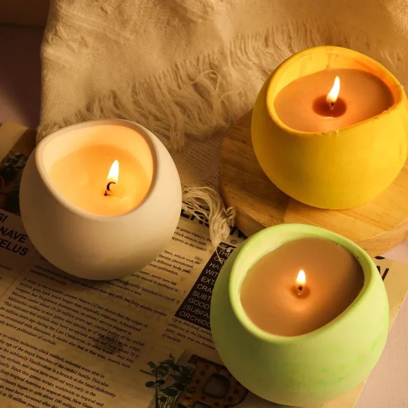 Kraft Box Candle - 1-2 stuks DIY boogvormige kaarsenhouder siliconen