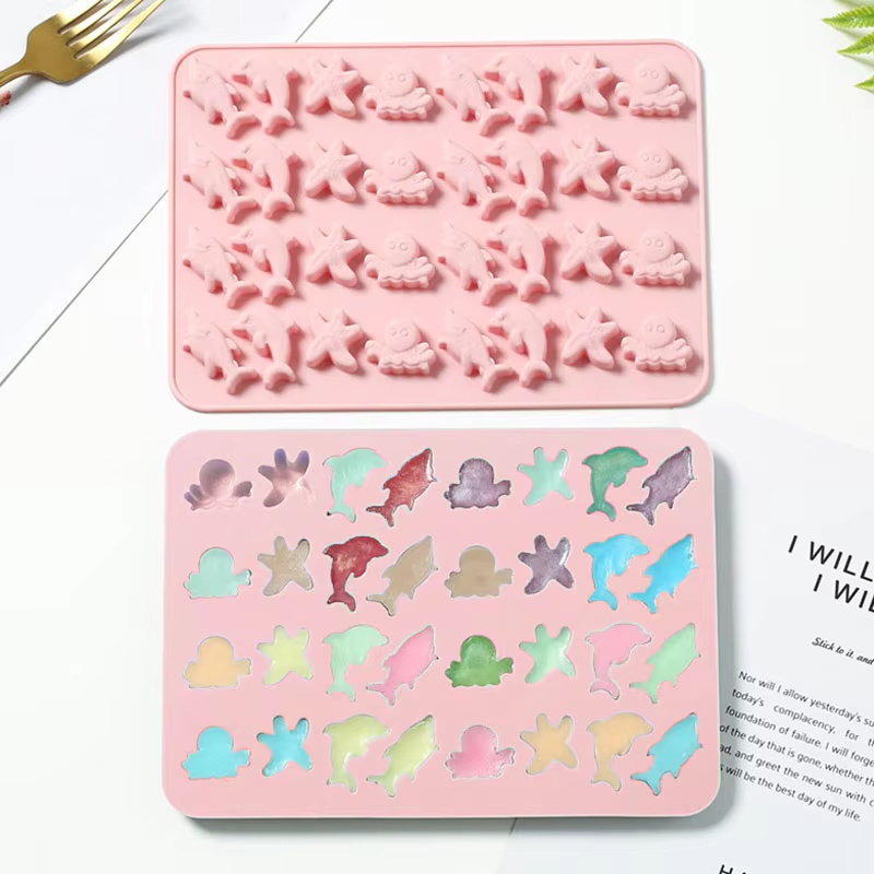 Candle Making Diy Kit - Zeebodem Schepsel Chocolade Siliconen Mal Dolfijn