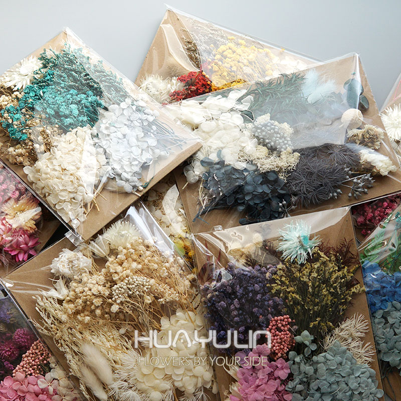 Candle Making Los Angeles - 1-pack kunstplanten gedroogde echte bloemen geconserveerde