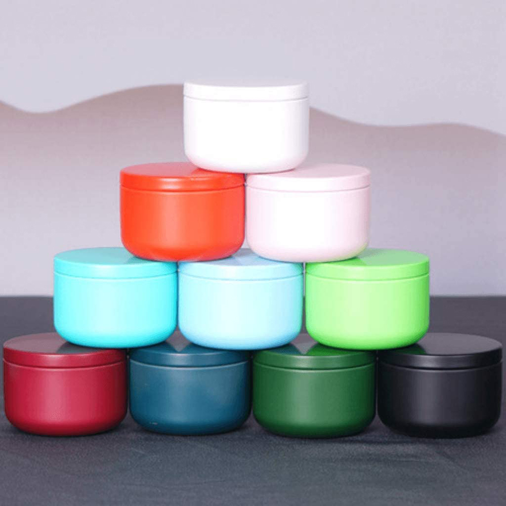 Kraft Box Candle - Theeblikje met luchtdichte deksels Blik Theeopslagcontainers