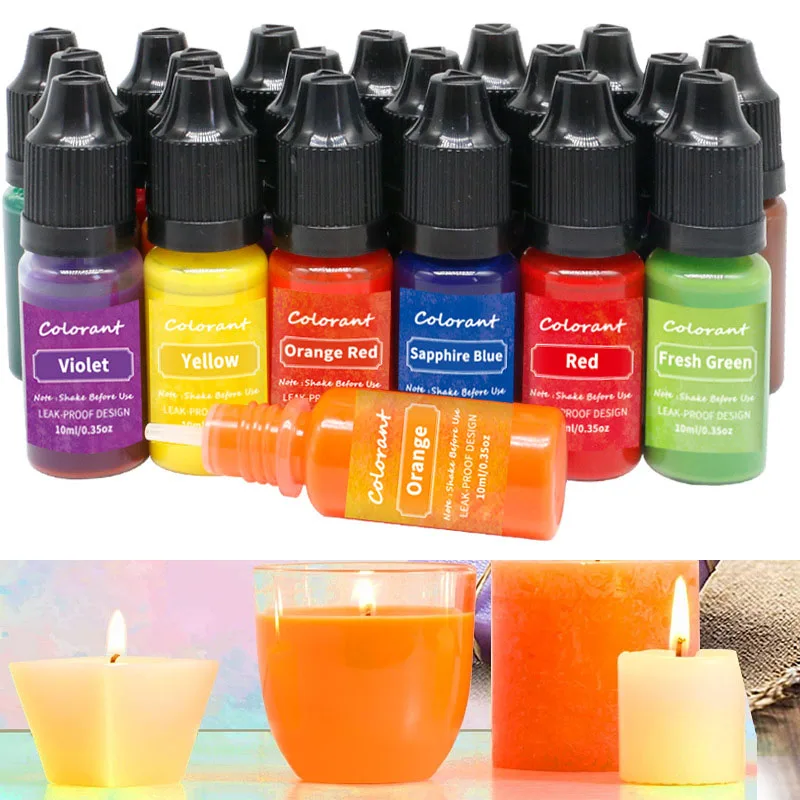 Candle Dye Chip - 20 kleuren Hoge Concentratie Handgemaakte Kaars