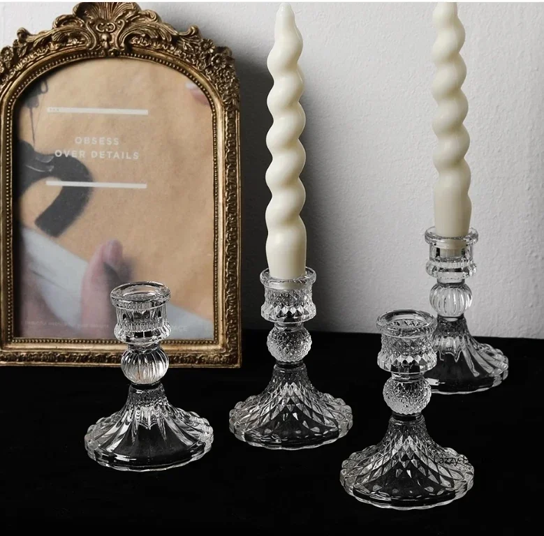 6Pc Kristallen Kandelaars Midd - Candle Making Glass recensie en prijs