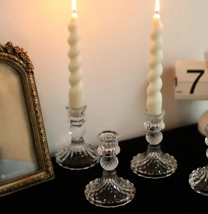 6Pc Kristallen Kandelaars Midd - Candle Making Glass recensie en prijs