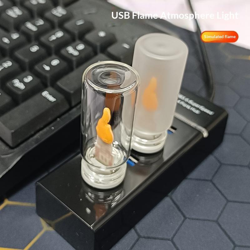 USB-vlam flikkerende LED-matgl - Candle Making Glass recensie en prijs