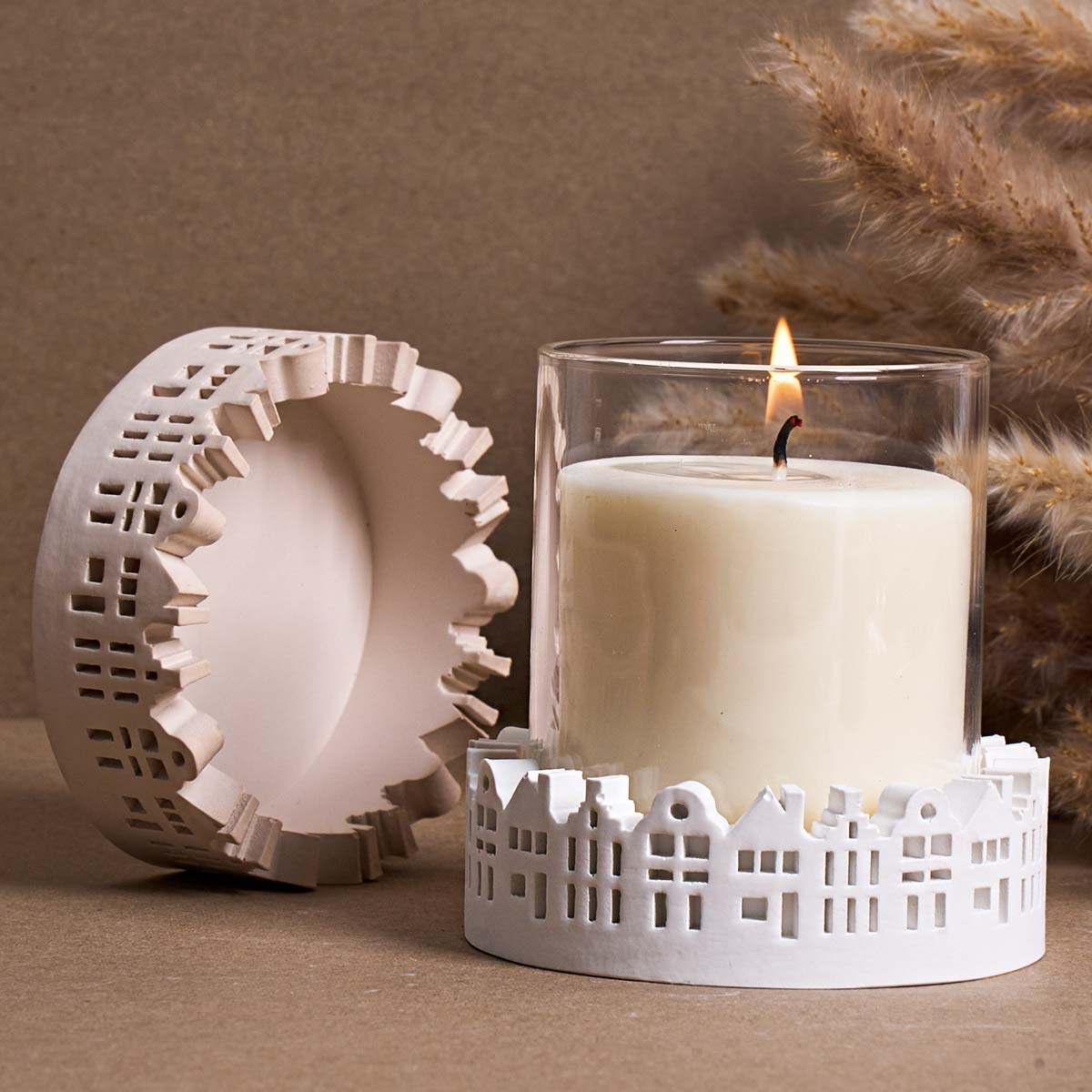 Holle Ronde Huis Kaarshouder S - Kraft Box Candle recensie en prijs