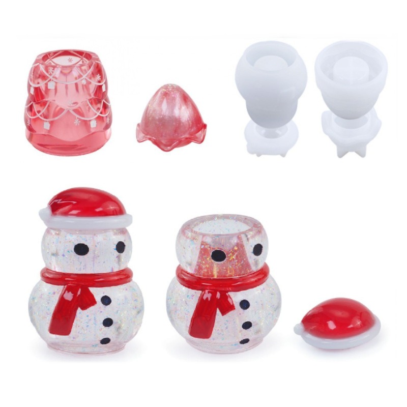 Kerst Opslagpot Epoxyhars Mal  - Kraft Box Candle recensie en prijs