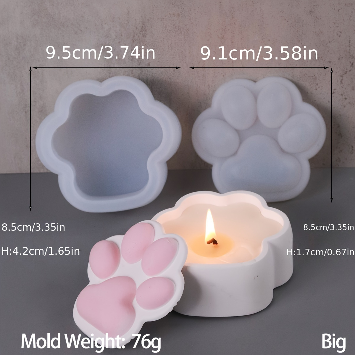 Cat Claw Opbergdoos Siliconen  - Kraft Box Candle recensie en prijs