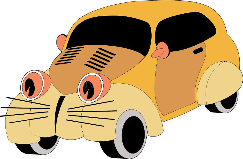 Nieuwe Cartoon Cat Car Metal C - Candle Making For Kids recensie en prijs