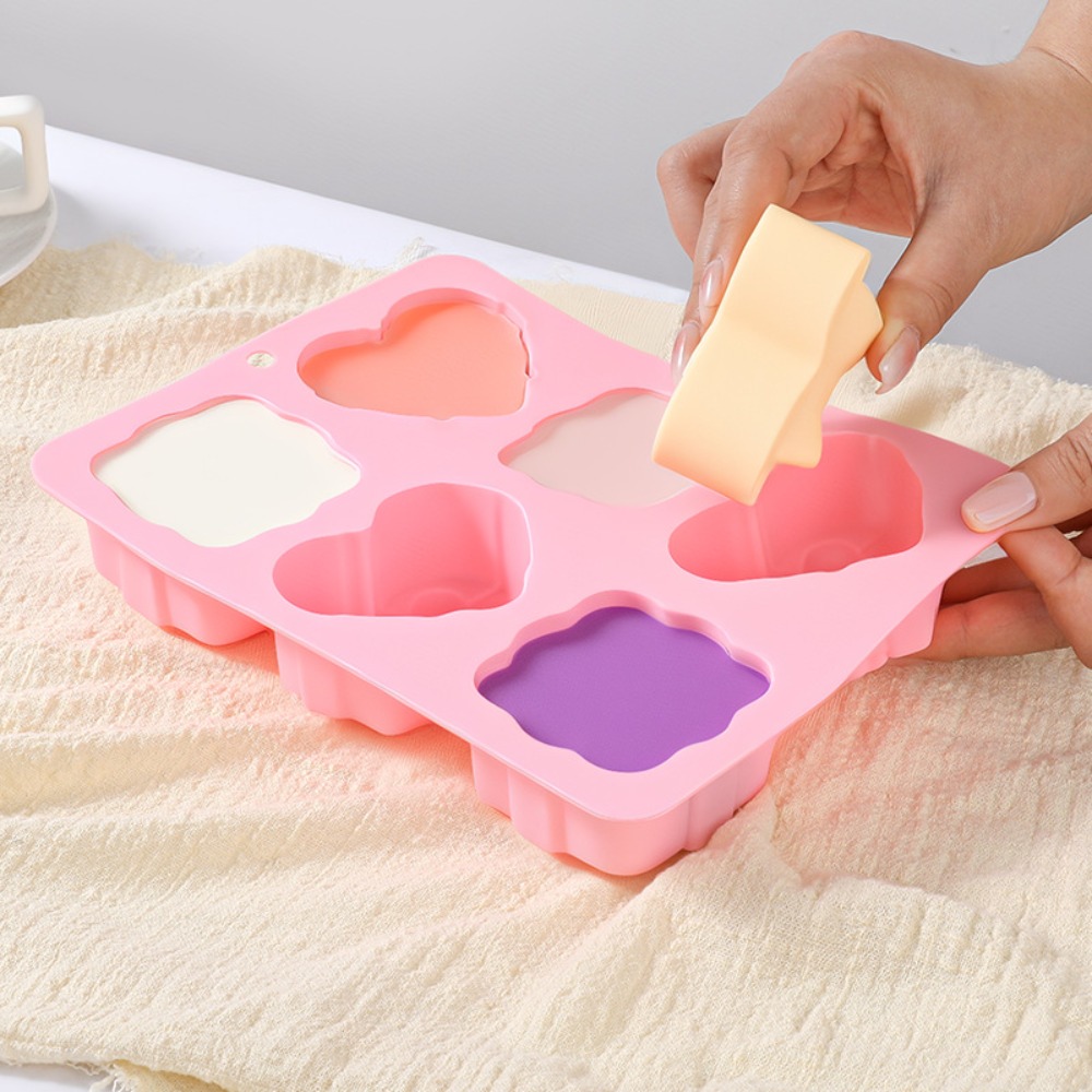 Vierkante hartvorm siliconen m - Candle Making Process recensie en prijs