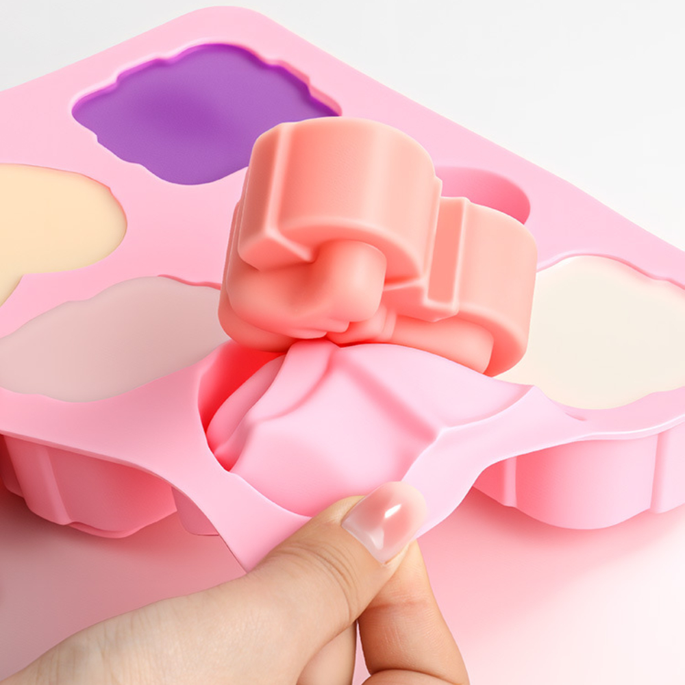 Vierkante hartvorm siliconen m - Candle Making Process recensie en prijs