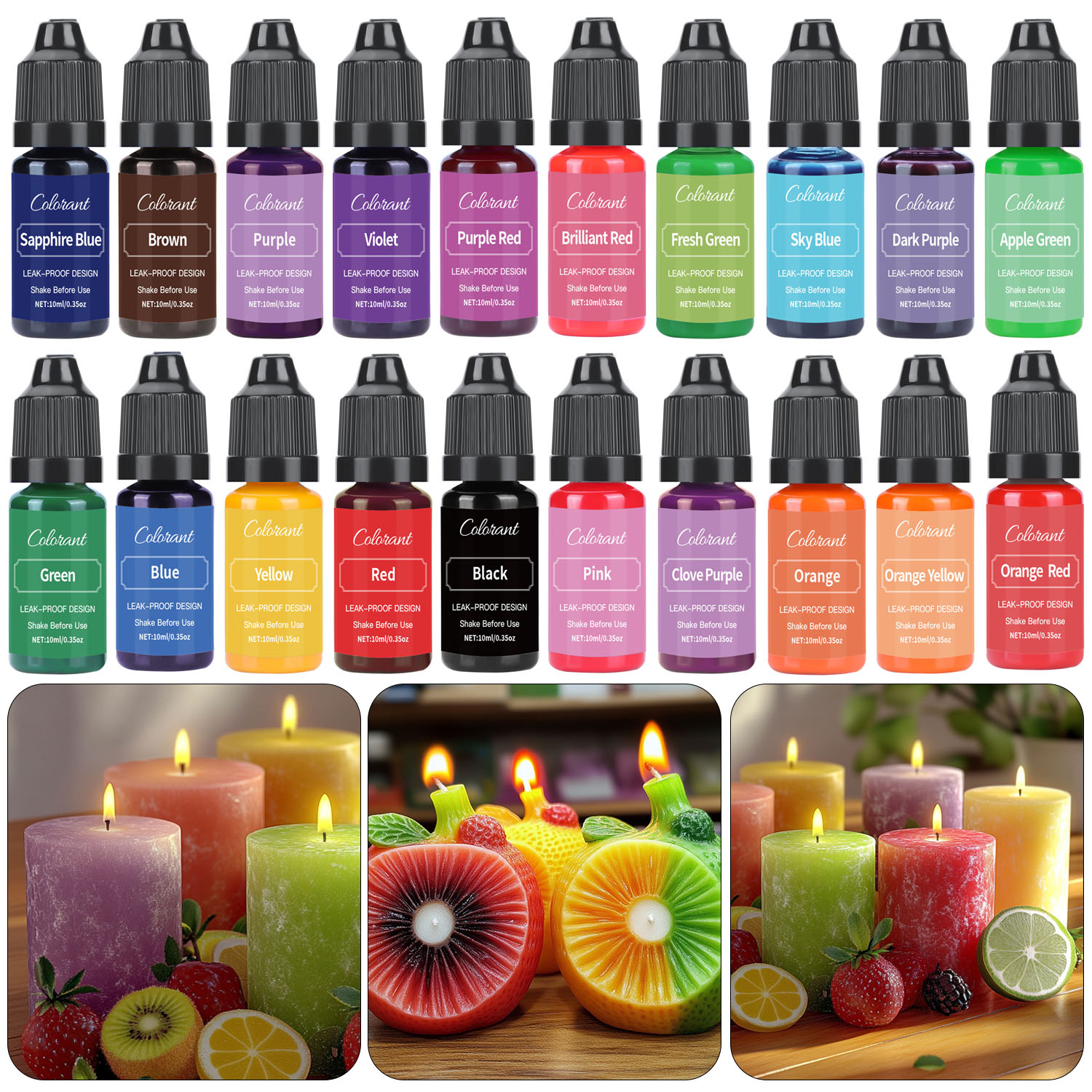 10ml Kaars Kleurstoffen Pigmen - Candle Dye Chip recensie en prijs