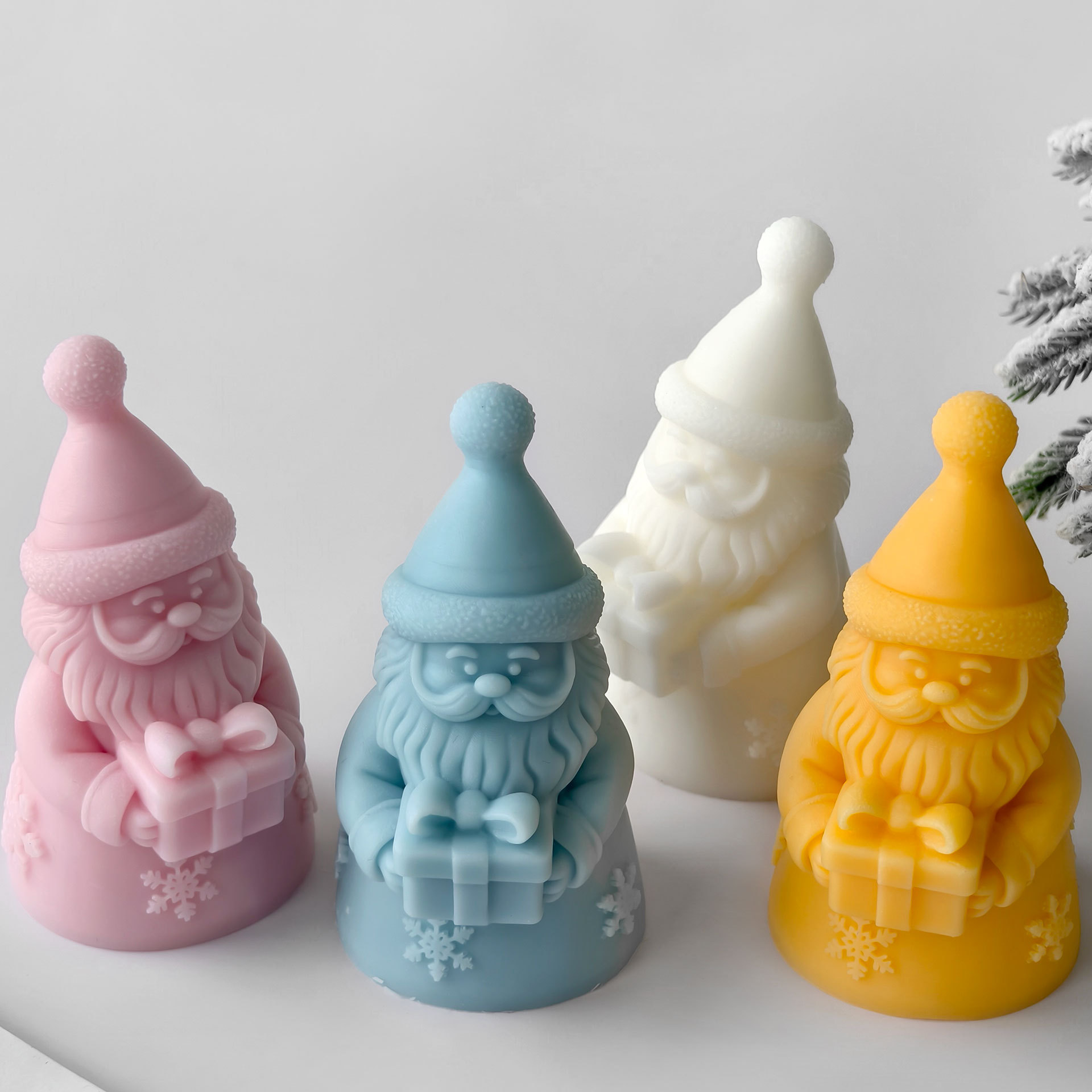 Kerstman Geschenkdoos Silicone - Kraft Box Candle recensie en prijs