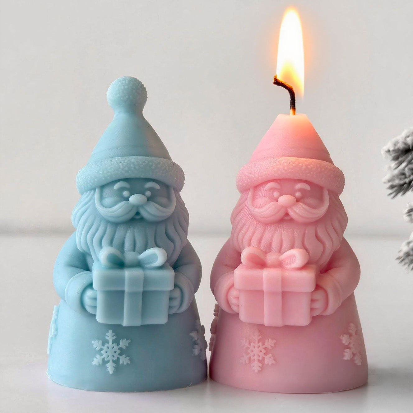 Kerstman Geschenkdoos Silicone - Kraft Box Candle recensie en prijs