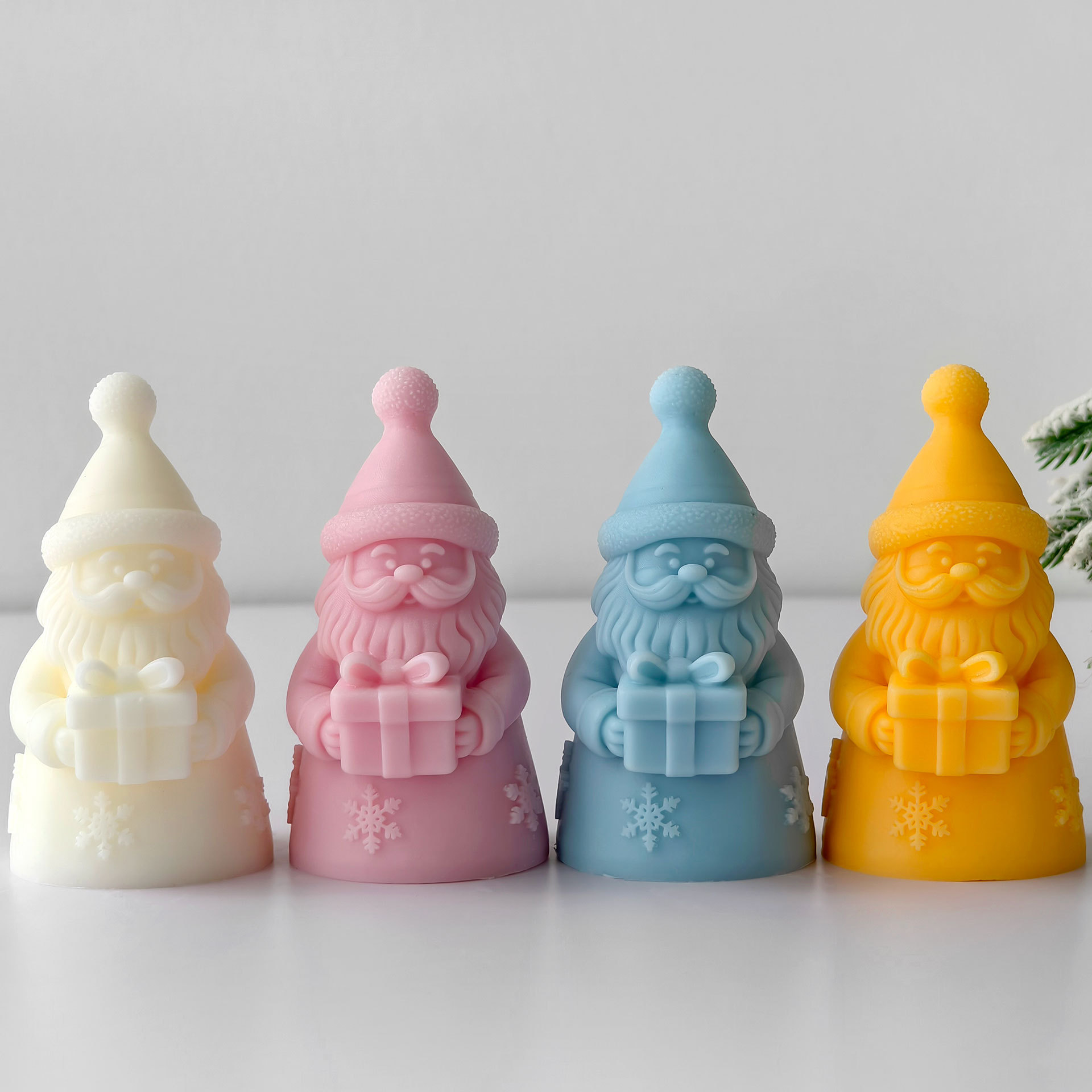 Kerstman Geschenkdoos Silicone - Kraft Box Candle recensie en prijs