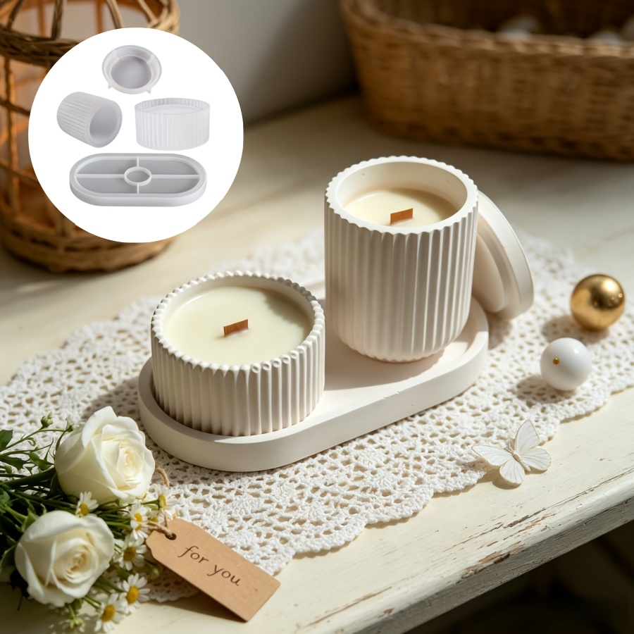 siliconen malenset, 4 gestreep - Kraft Box Candle recensie en prijs