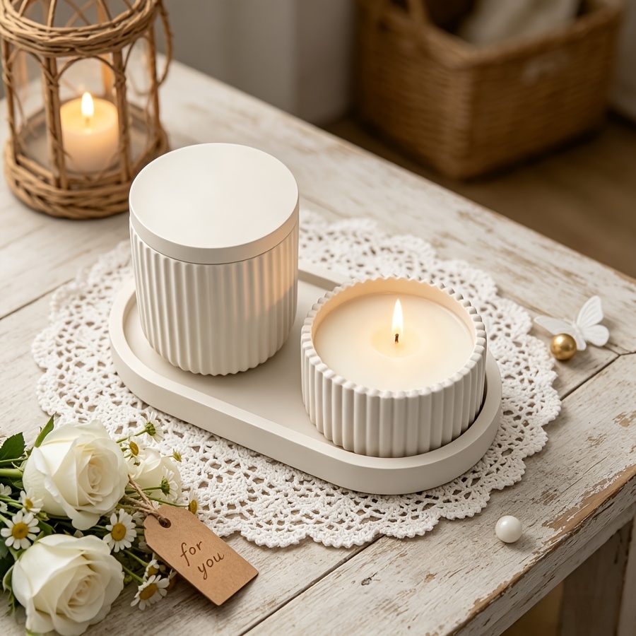 siliconen malenset, 4 gestreep - Kraft Box Candle recensie en prijs