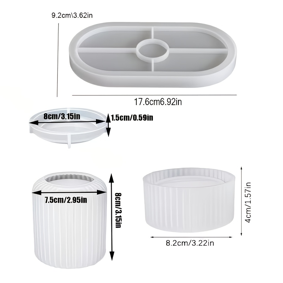 siliconen malenset, 4 gestreep - Kraft Box Candle recensie en prijs