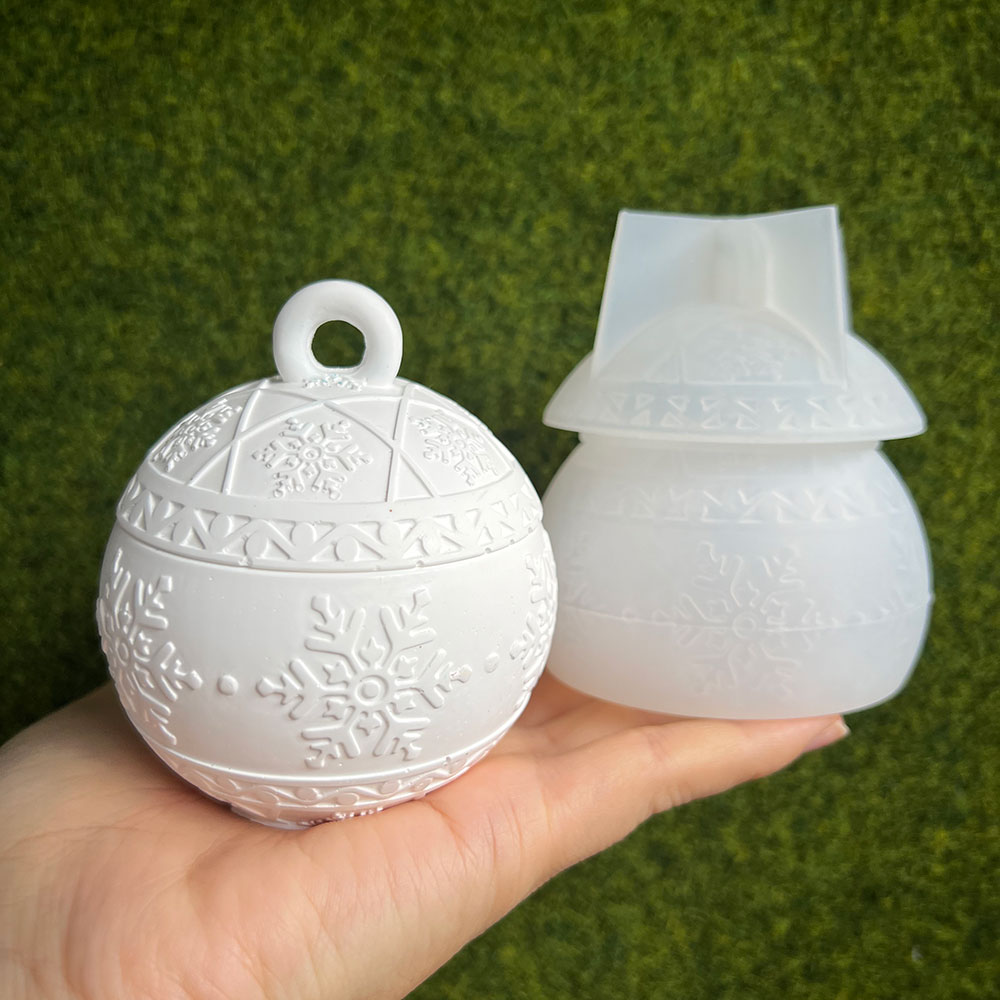 Kerst Ronde Bal Kaars Pot Sili - Kraft Box Candle recensie en prijs