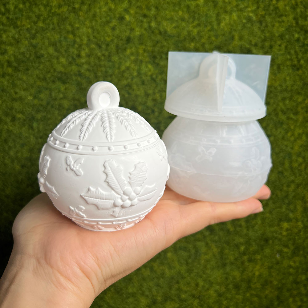 Kerst Ronde Bal Kaars Pot Sili - Kraft Box Candle recensie en prijs