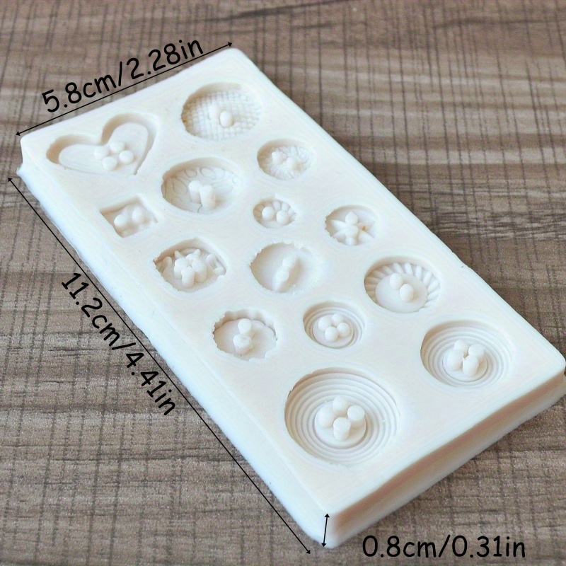 Knopvormige siliconen mal voor - Candle Making Process recensie en prijs