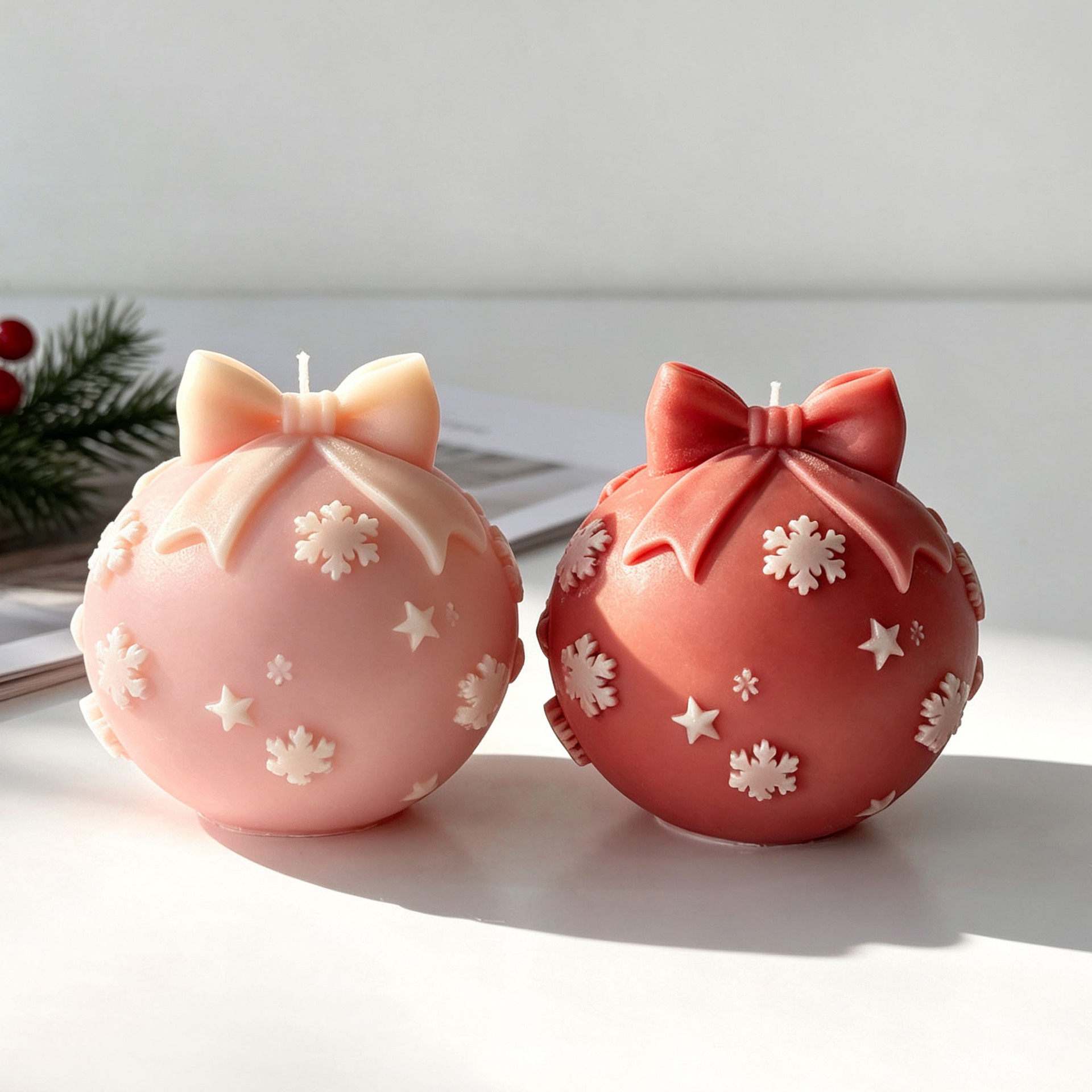 DIY Vlinderdas Kerstbal Silico - Candle Making Process recensie en prijs