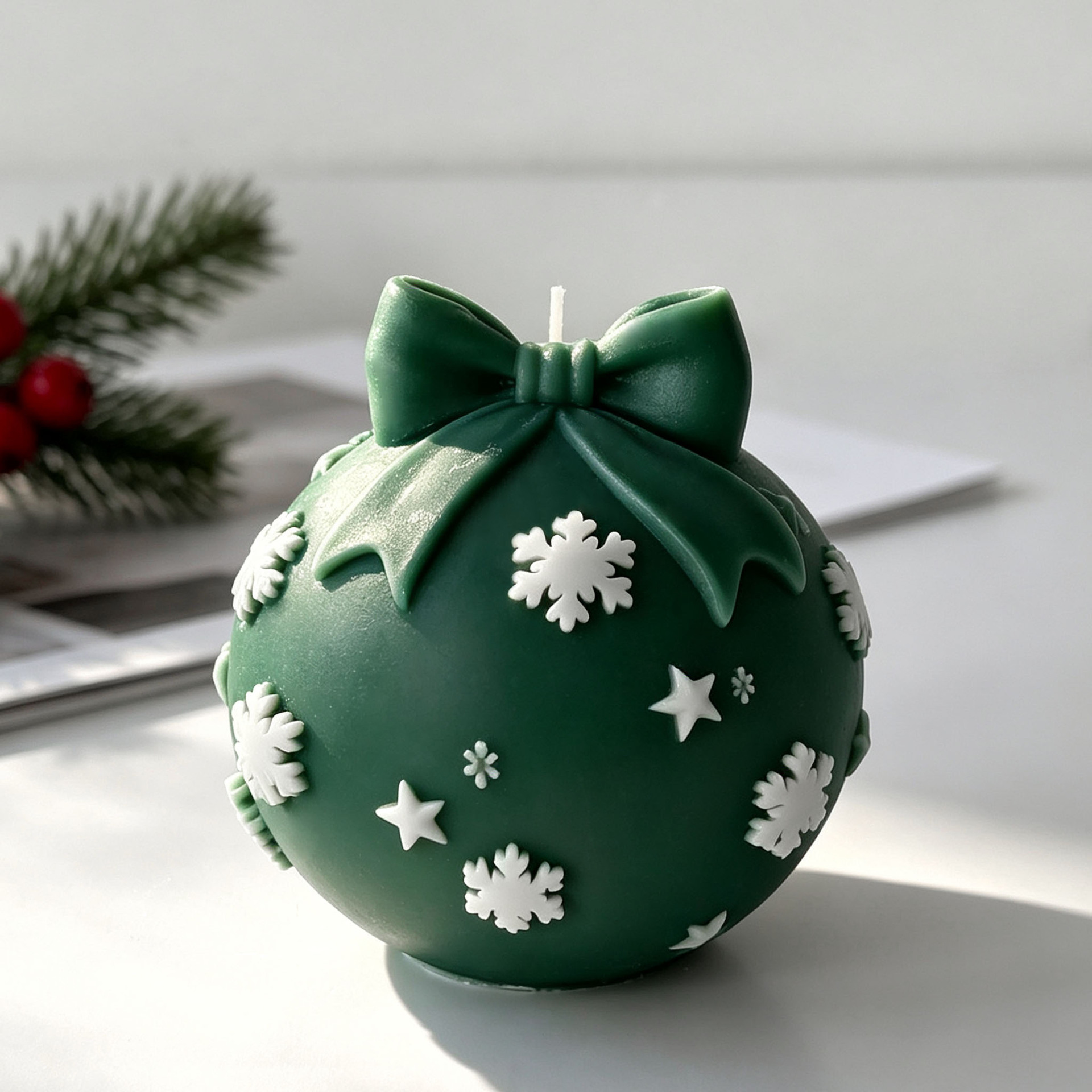 DIY Vlinderdas Kerstbal Silico - Candle Making Process recensie en prijs