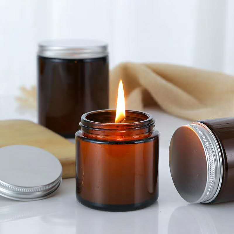 6 st 100/250 ml Amber Glazen K - Candle Making Glass recensie en prijs