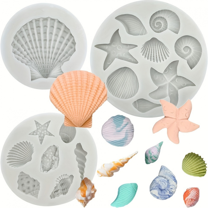 3 stks/set, schelpvormenset, o - Candle Making Diy Kit recensie en prijs