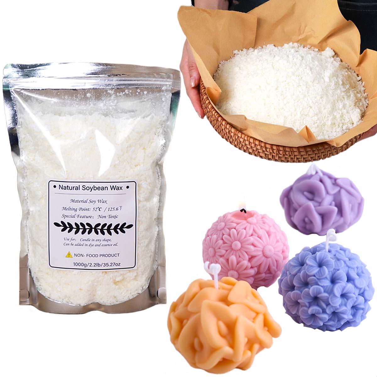 100/250/500/1000g Natuurlijke  - Candle Making Diy Kit recensie en prijs