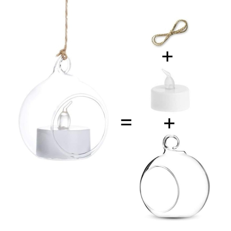 6/12 stuks mini hangende glaze - Candle Making Glass recensie en prijs