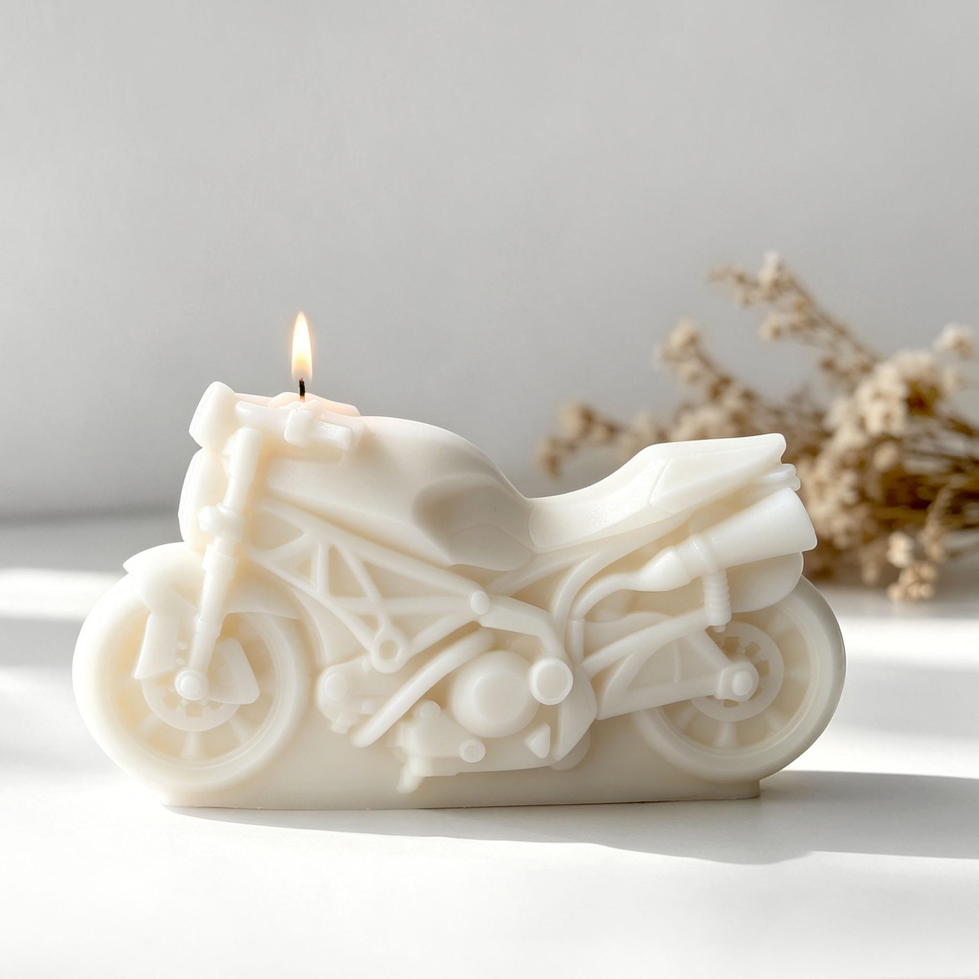 Motorcycle Design Kaars Silico - Candle Making Process recensie en prijs