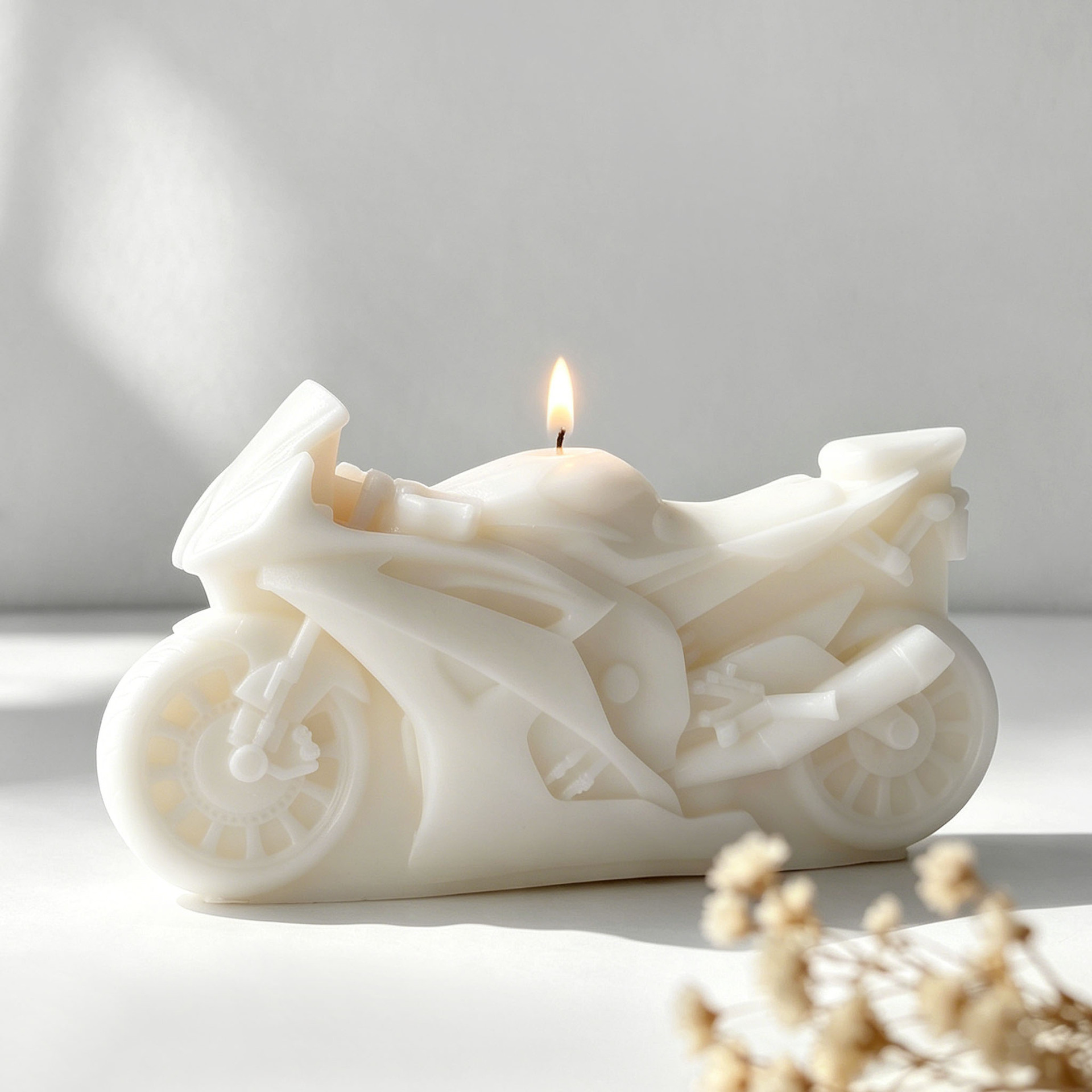 Motorcycle Design Kaars Silico - Candle Making Process recensie en prijs