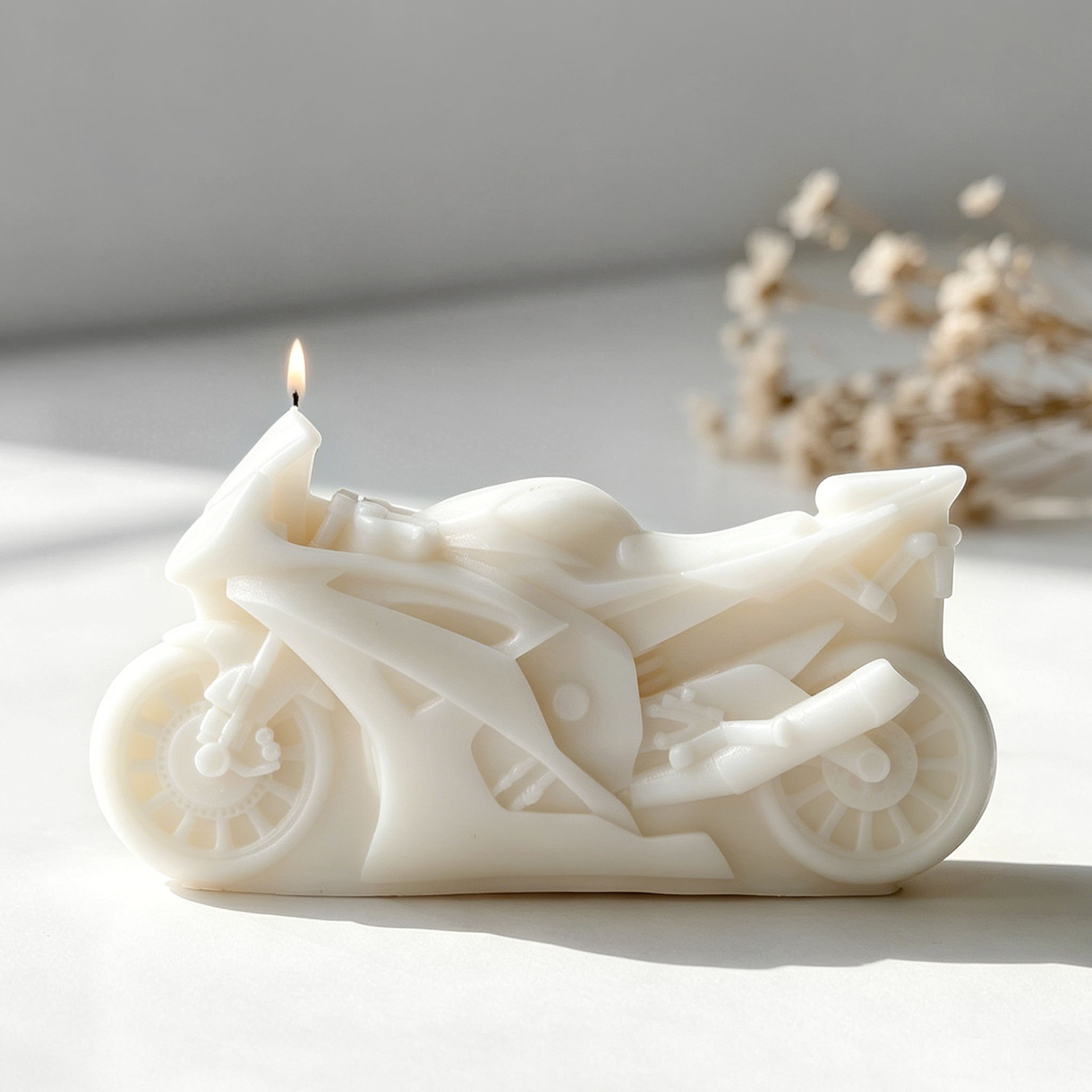 Motorcycle Design Kaars Silico - Candle Making Process recensie en prijs