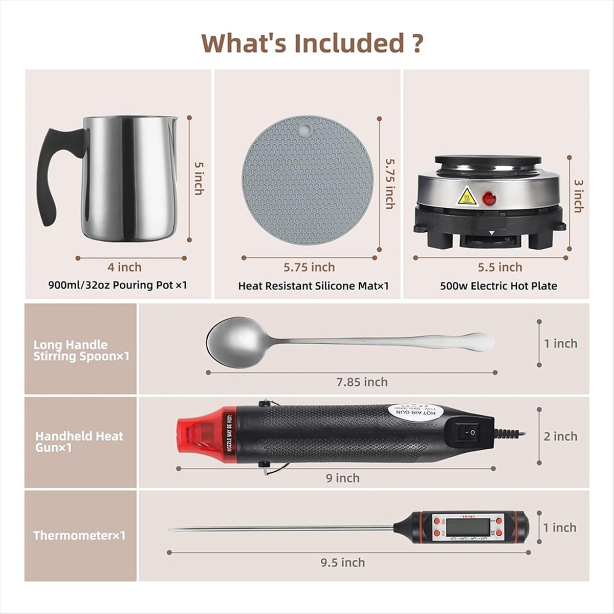 Kaarsenmaakset voor beginners, - Candle Making Kit For Beginners recensie en prijs