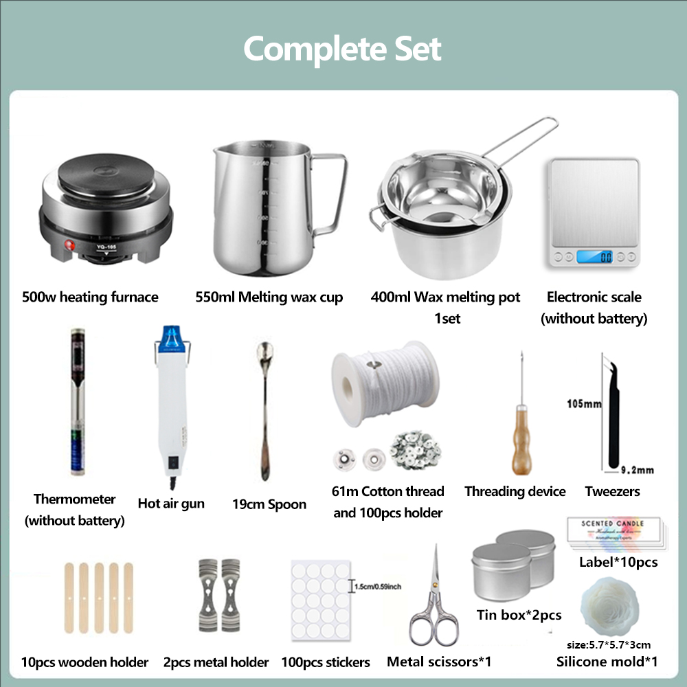 DIY geurkaarsen maken material - Candle Making Kit For Beginners recensie en prijs