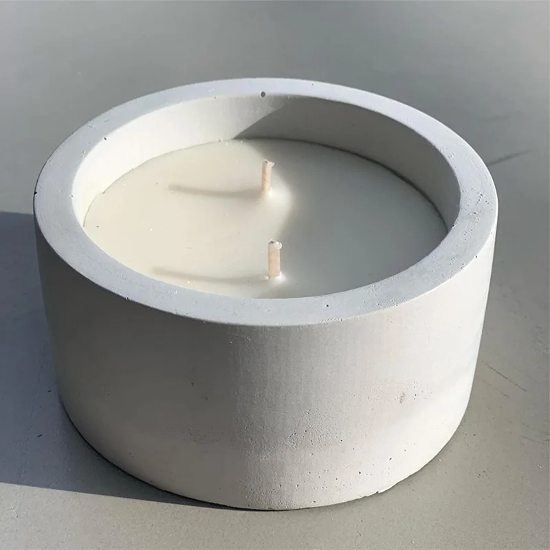 3 maten ronde cementbeton mall - Kraft Box Candle recensie en prijs