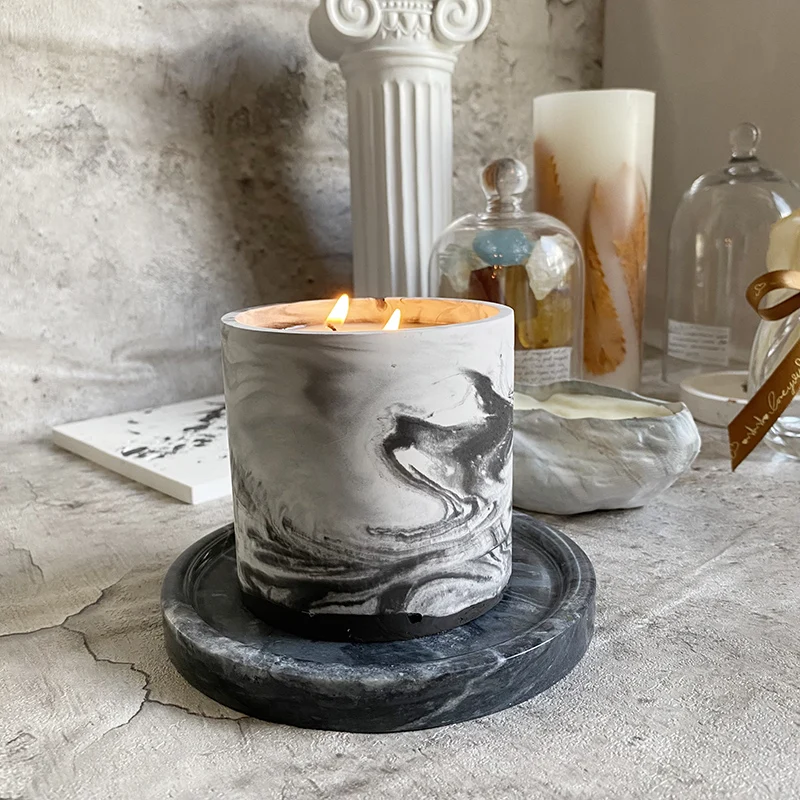 3 maten ronde cementbeton mall - Kraft Box Candle recensie en prijs