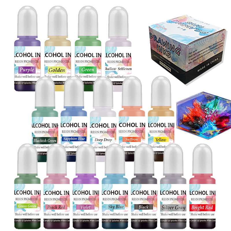 Een Set Inkt Alcohol Hars Pigm - Candle Dye Chip recensie en prijs