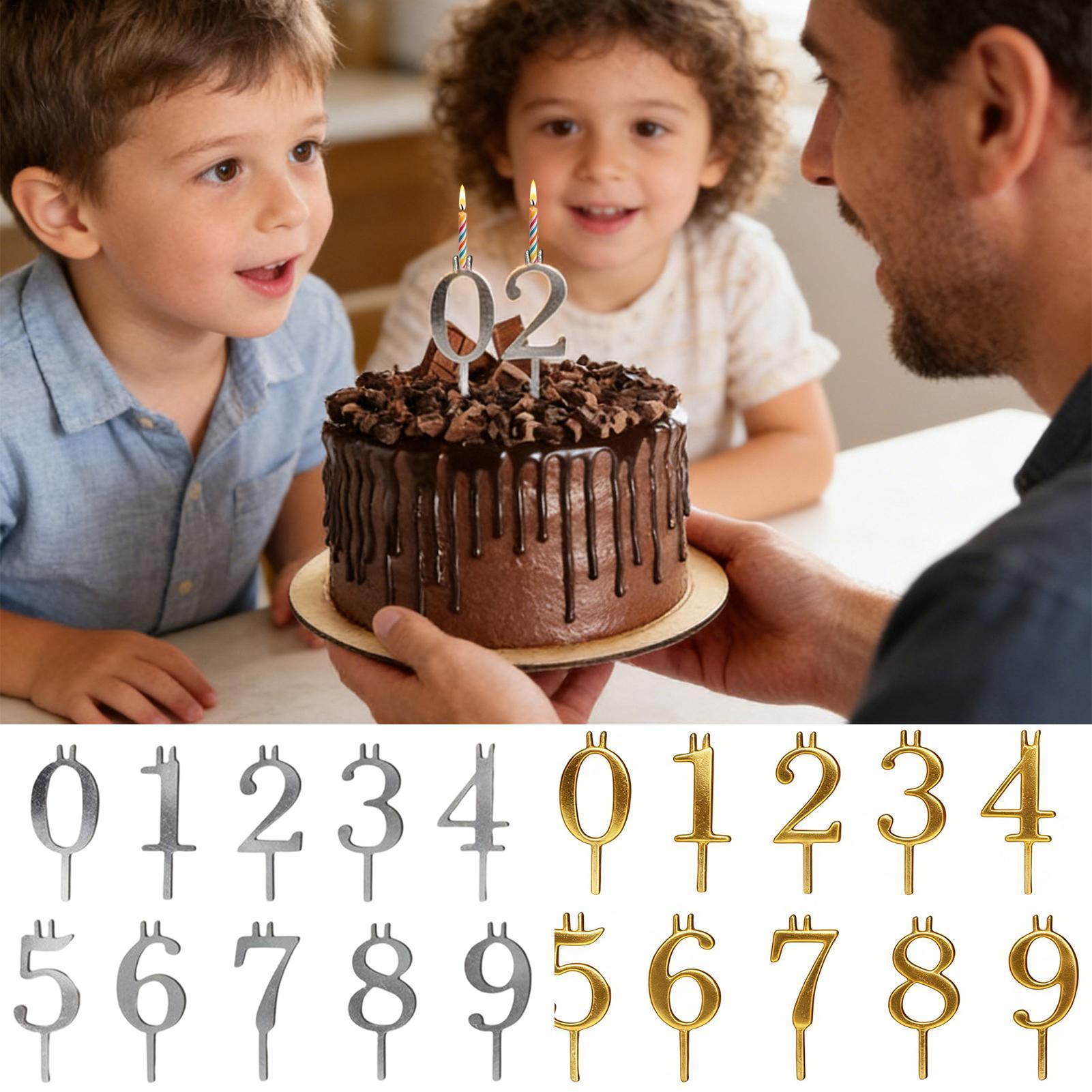 10 stuks 0-9 Nummer Cake Toppe - Candle Making Process recensie en prijs