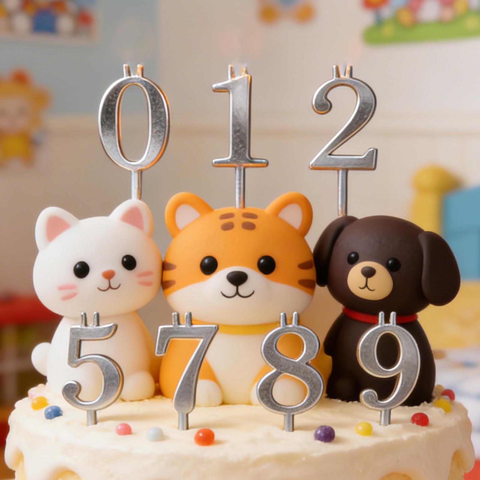 10 stuks 0-9 Nummer Cake Toppe - Candle Making Process recensie en prijs